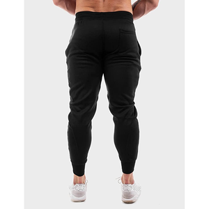 High Quality Latest Style Men's Jogger Casual Men Clothing Trousers Outfit Drawstring Side Pocket Plain Fabric Men Joggers - Product Image 2