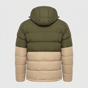 Veste matelassée décontractée pour homme, légère, matériau matelassé, rembourrage chaud, coupe confortable, fermeture éclair intégrale, pour tous les jours, en plein air - Product Image 2