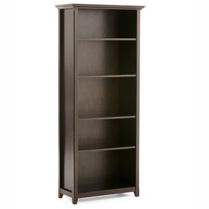 Amherst Hickory Brown 5 Shelf <b>Bookcase</b> - Product Image 1