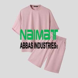 Conjunto de Camiseta y Pantalones Cortos Casuales para Hombre, Talla Grande, Color Sólido, Tejido Transpirable, Cuello Redondo, Ropa de Verano - Product Image 6