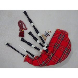 Gaitas de Flandes Escocesas Artesanales de Madera para Banda de Marcha, Modelo Completo de Tamaño Estándar en Madera de Palisandro - Product Image 1