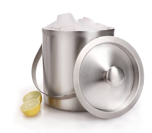 Stainless Steel Double Walled Vacuum Insulated <b>LED</b> <b>Lighted</b> Ice Bucket Wine Chiller for Parties Family Gatherings Weddings-Low - Product Image 3
