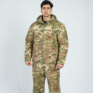 Uniforme Táctico de Camuflaje, Chaqueta Impermeable y Pantalones Cargo, Conjunto de Ropa de Camuflaje Duradera con Múltiples Bolsillos - Product Image 1