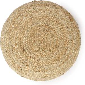 Pouf élégant en jacinthe d'eau naturelle tressée à la main 2026 pour la décoration intérieure et la assise – Qualité supérieure - Product Image 5