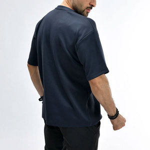 Ropa Deportiva, Camiseta Deportiva Lisa de Secado Rápido, Manga Corta, 100% Algodón, Ecológica, Transpirable, Corte Regular, Verano - Product Image 3