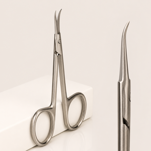 Tijeras Profesionales para Cutículas, Curvas, Rusas, de Acero Inoxidable, para Manicura, para Salón de Uñas - Product Image 1