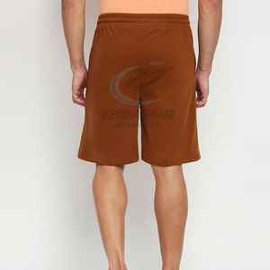 Custom Size Casual Men Fleece <b>Shorts</b> High Waist Drawstring Closure Breathable Quick Dry - Product Image 3