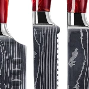 Juego de Cuchillos de Chef Comerciales con Hojas de Acero Duraderas para Restaurantes, Cocinas, Servicios de Catering y Alimentos, Cuchillos Profesionales - Product Image 3