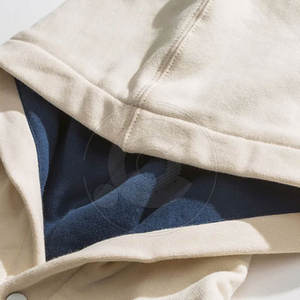 Sudadera con Capucha Personalizada de Estilo Urbano, Bordado Chenille, Hombros Caídos, Vintage, Unisex, Venta al Por Mayor - Product Image 4