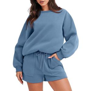 Sudadera Extra Grande para Mujer, Cuello Redondo, Manga Larga, Estampado de Camuflaje, Tejido de Punto, 100% Poliéster, Transpirable, para Otoño - Product Image 5