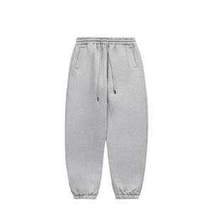 Pantalones Deportivos de Felpa de Algodón Grueso Personalizados al por Mayor, Pantalones Jogger de Pierna Recta para Hombre con Cintura Elástica - Product Image 6
