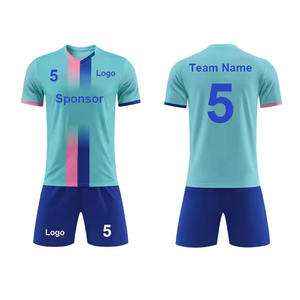 Conjunto de Uniforme de Fútbol Europeo 2026, Venta al Por Mayor de Fábrica, Uniformes de Fútbol Transpirables para Entrenamiento con Pantalones Cortos, Nombre Personalizado - Product Image 2