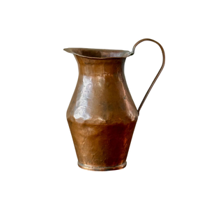 Pichet à eau vintage en cuivre avec poignée en laiton – Carafe classique en métal pour boissons, idéal pour la maison, les mariages et les hôtels – Pichet en cuivre - Product Image 3