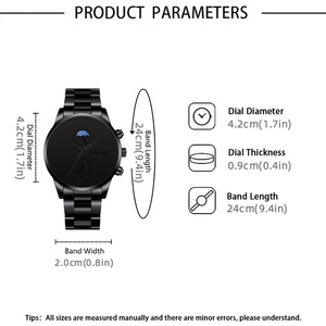 6250 Men <b>Watch</b> Set 1pc Round Men's Quartz <b>Watch</b> & 1pc Bracelet & 1pc Pendant Necklace - Product Image 6