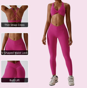 Ropa Deportiva al por Mayor, Conjuntos Deportivos de 3 Piezas para Yoga, Traje Deportivo para Mujer, Ropa Deportiva para Correr, Conjuntos de Gimnasio, Conjuntos de Yoga, Múltiples Colores - Product Image 4