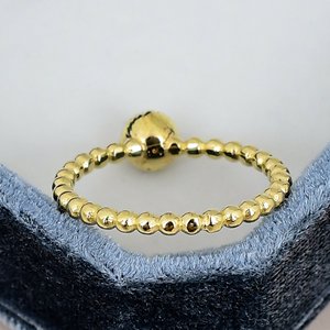 Bezel Setting Beaded Band Wholesale Solid <b>925</b> <b>Sterling</b> <b>Silver</b> <b>Ring</b> Garnet Gemstone Gold Plated Women Everyday Wear <b>Silver</b> <b>Ring</b> - Product Image 4