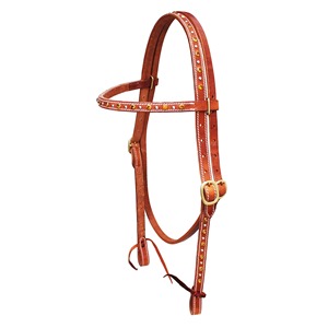 Bridon d'équitation en cuir véritable de haute qualité pour cheval, type Western, pour le contrôle du cheval - Product Image 1