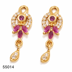 Moll jewellers แฟชั่นสีทองมุกเทียมตัดคริสตัล rhinestone แบบดั้งเดิมต่างหูสตั๊ดโลหะผสมงานเลี้ยงของผู้หญิง - Product Image 3