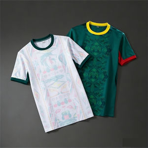Maillots de football personnalisés pour hommes Sénégal 2026 – Tenues promotionnelles d'équipe en polyester à séchage rapide, t-shirts unis de haute qualité - Product Image 1