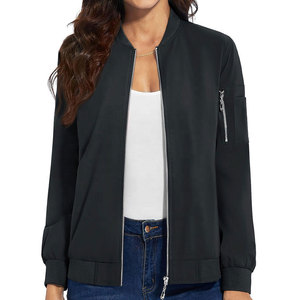 Chaqueta Bomber de Nailon Personalizada para Mujer con Bordado, Ropa Exterior Transpirable y Resistente al Viento - Product Image 6