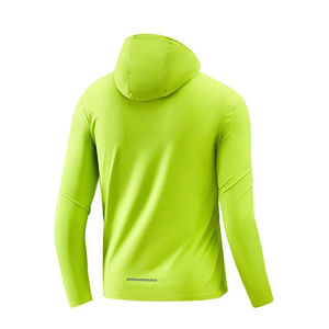 Camisa de Pesca con Capucha de Manga Larga Blanca para Hombre, Protección UPF 50 Anti-UV, Color Sólido, Transpirable, de Secado Rápido, para Actividades al Aire Libre - Product Image 2