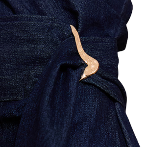 ชุดเดรสยีนส์ผู้หญิงใส่สบาย ขายส่ง ผ้าสั่งทำได้ มีตัวอย่างฟรี คุณภาพดีที่สุด - Product Image 5