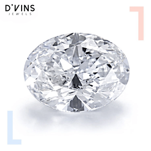 เพชร D'vins Jewels ขนาด 1.0 กะรัต 1.5 กะรัต 2.0 กะรัต รูปทรงวงรี เพชรเพาะเลี้ยงในห้องปฏิบัติการ HPHT CVD สำหรับขายส่งเพื่อการผลิตเครื่องประดับ - Product Image 2