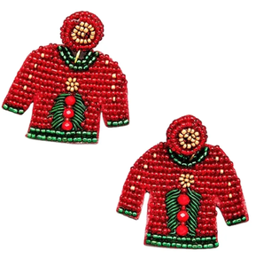Pendientes Colgantes de Ganchillo con Cuentas Hechas a Mano, Diseño Nuevo y Elegante, Joyería Bordada Multicolor para Mujer - Product Image 4