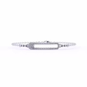 Simple Moissanite Diamond Bracelet High Quality 18KYellow Gold Non-Fade Hip Hop Jewelry for Men and Women - Product Image 2