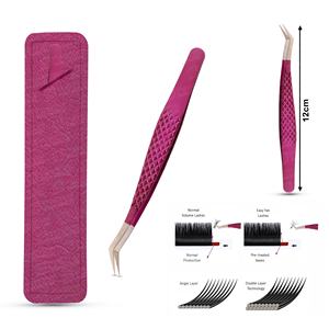 Extensions de cils Pince à épiler Pince à cils professionnelle Extra Super Sharp Point Meilleurs fournisseurs de volume Pince à épiler - Product Image 4