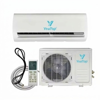 Climatiseur solaire photovoltaïque split 12000 BTU, économie d'énergie, auto-nettoyant, mural, avec système de panneaux solaires