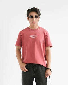 Camiseta de Hombre de Manga Corta, Tejido Transpirable, Corte Regular, Ecológica, 100% Algodón, con Logotipo Frontal, Venta al Por Mayor - Product Image 1