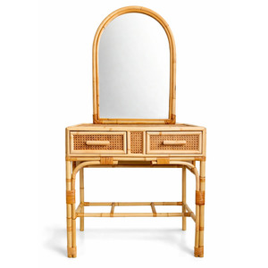 <b>Dressing</b> <b>table</b> with mirror premium rattan vanity <b>tables</b> luxury style homeware supplied from factory - Product Image 3