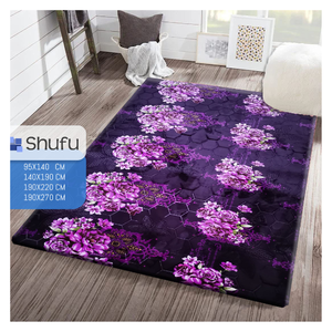 Shufu Se venden alfombras decorativas con varios motivos hechas de franela antialérgica de alta densidad a precios asequibles - Product Image 1