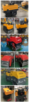Compacteur à tambour vibrant hydraulique autoporté 310 kg, 18 kN, 6 CV pour asphalte routier, prix usine de gros