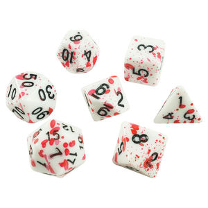 Handmade Natural Bone Polyhedral 7-Piece Eco-Friendly Durable Luxury <b>Dice</b> for Board Games RPG Tradebyd - Product Image 1