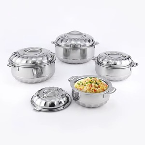 Ollas de Acero Inoxidable Redondeadas de Alta Calidad, Cazuelas en Oferta, Plato para Servir, Fabricadas en India - Product Image 4