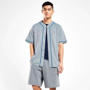 Camisetas de Béisbol Blancas para Hombre, Antibacterianas, sin Mangas, Cuello en V, con Bolsillos, Personalizables con Bordado, Malla de Poliéster, Ajuste Atlético, Camisetas Deportivas - Product Image 1