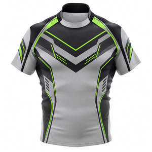 Maillot de rugby homme 2026 grande taille, personnalisé, séchage rapide, respirant, tenue de cyclisme avec impression numérique, couleur et logo personnalisés - Product Image 3