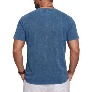 Camiseta de Hombre de Alta Calidad, 100% Algodón, Secado Rápido, Lavado Ácido, Colores y Logotipo Personalizados, Fabricante Pakistaní, Precio Económico - Product Image 2