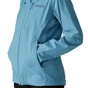 Chaqueta Impermeable y Transpirable para Mujer, con Capucha, 3 Capas, Cortavientos Técnico, Chaqueta de Senderismo Personalizada para Exteriores - Product Image 4