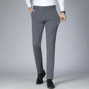 Pantalones de Traje para Hombre, Corte Slim Fit, Elásticos, Corte Regular, Pantalones de Traje para Hombre de Negocios, Pantalones Formales de Oficina, Pantalones Largos de Traje para Caballero - Product Image 5