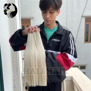 100% cutícula alineada Remy doble extensiones de cabello humano dibujado individual colores teñidos súper invisibles tono vietnamita Natural colorido - Product Image 5