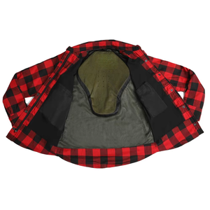 CE Level 2 High Quality <b>Flannel</b> Shirt for Motorcycle Riders Protective <b>Jacket</b> Breathable Unisex All Seasons % Cotton - Product Image 4