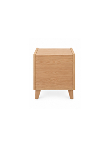 Mesita de Noche Moderna de Madera Maciza con 3 Cajones, Diseño Minimalista para Dormitorio, Sala de Estar, Hotel, Apartamento - Product Image 6
