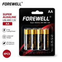 Baterai Alkali Energi Tinggi FOREWELL LR6 AA 1.5V 4.05 Energi Listrik untuk Remote Control dan Mainan (Paket Besar)