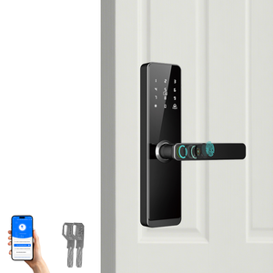 Installation facile Serrure de porte d'appartement intelligente Serrure de porte à empreinte digitale Serrure à mot de passe Convient aux maisons de location - Product Image 1