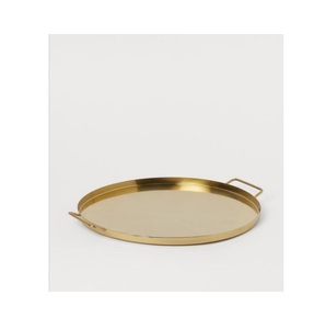 Cargadores de Mesa de Latón Dorado con Borde Ancho, Platos Base para Cena, Elegante Decoración para Eventos, Banquetes y Recepciones, Estilismo de Mesa de Comedor - Product Image 5
