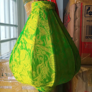 Silk Lanterns Colorful Bamboo Silk Lanterns Decorative Hanging Lights For Wedding Garden Vietnam Silk Lanterns - Product Image 1