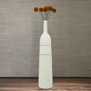 Elegante a medida hecha a mano de hierro costero martillado de lujo Mesa urna florero Zahid exportaciones - Product Image 2